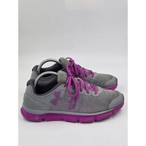 Under Armour Women's Micro G Speed Swift Steel Running Purple Shoes Sz 11